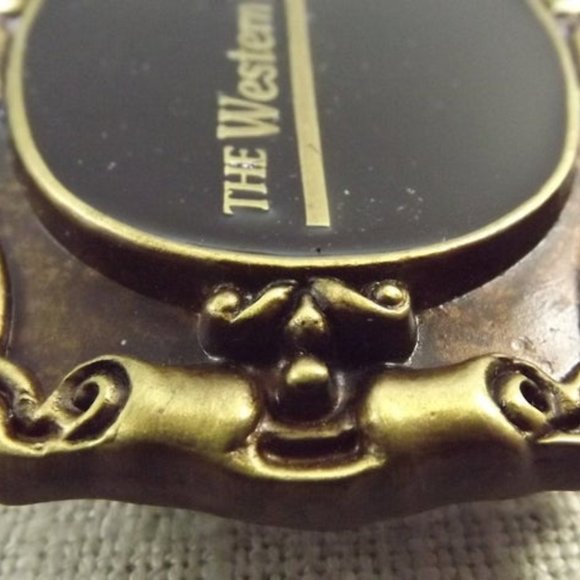 Vintage Western Producer Newspaper Belt Buckle - Picture 8 of 8